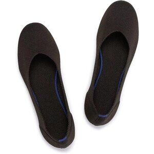 Frank Mully Women’s Bronze Knit Fabric Round Toe Slip On Ballet Flat Shoes